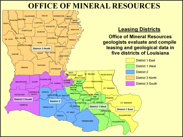Leasing Districts Map